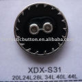 2 holes combined button with enamel design
